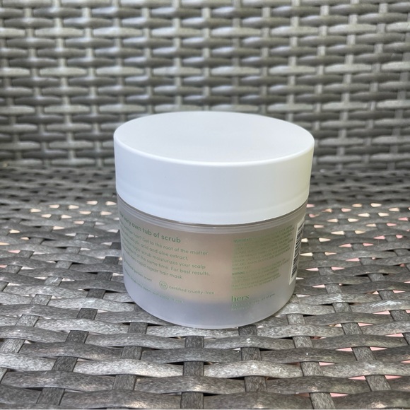 Hers Detox Scalp Scrub with Salicylic Acid & Aloe Vera FULL SIZE SEALED 8oz - Picture 2 of 2